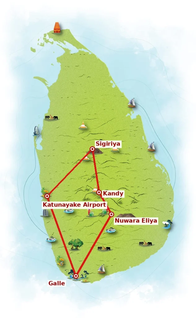 5days route map